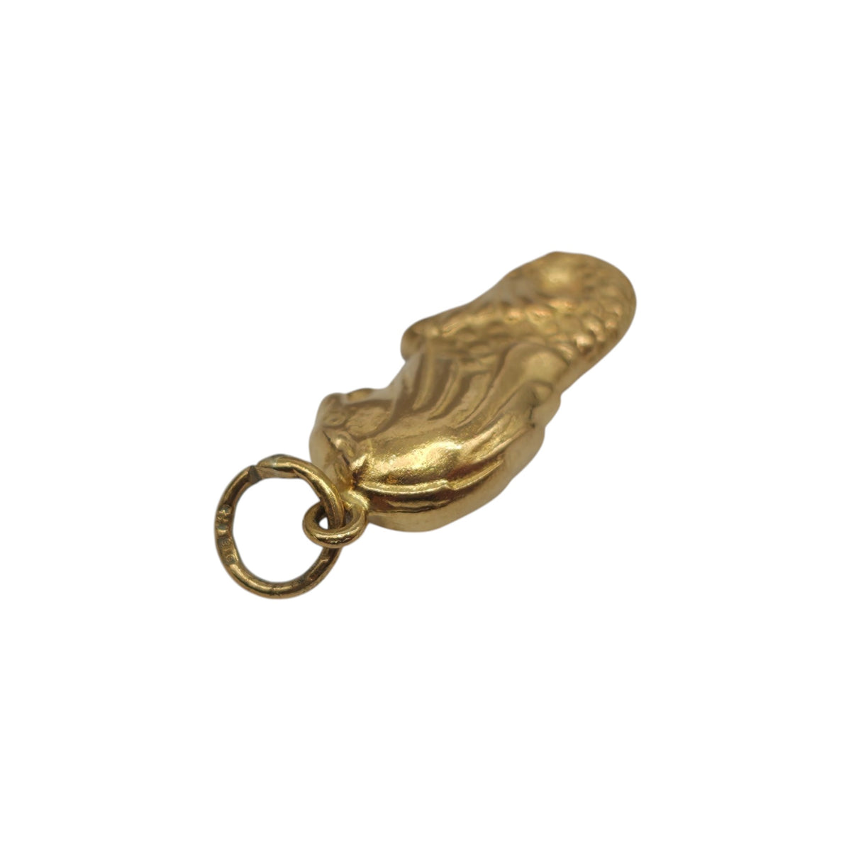 22ct 916 Yellow Gold Merlion Charm L 2.1 cm 2.6 g.