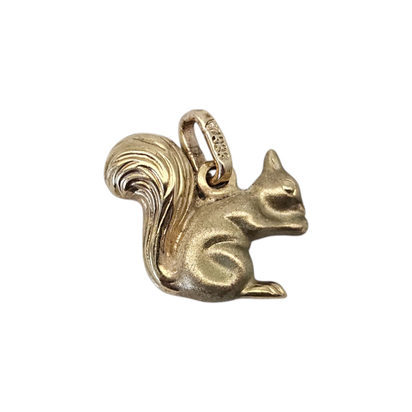8ct 333 Yellow Gold Squirrel Charm L 1.1 cm 0.9 g.