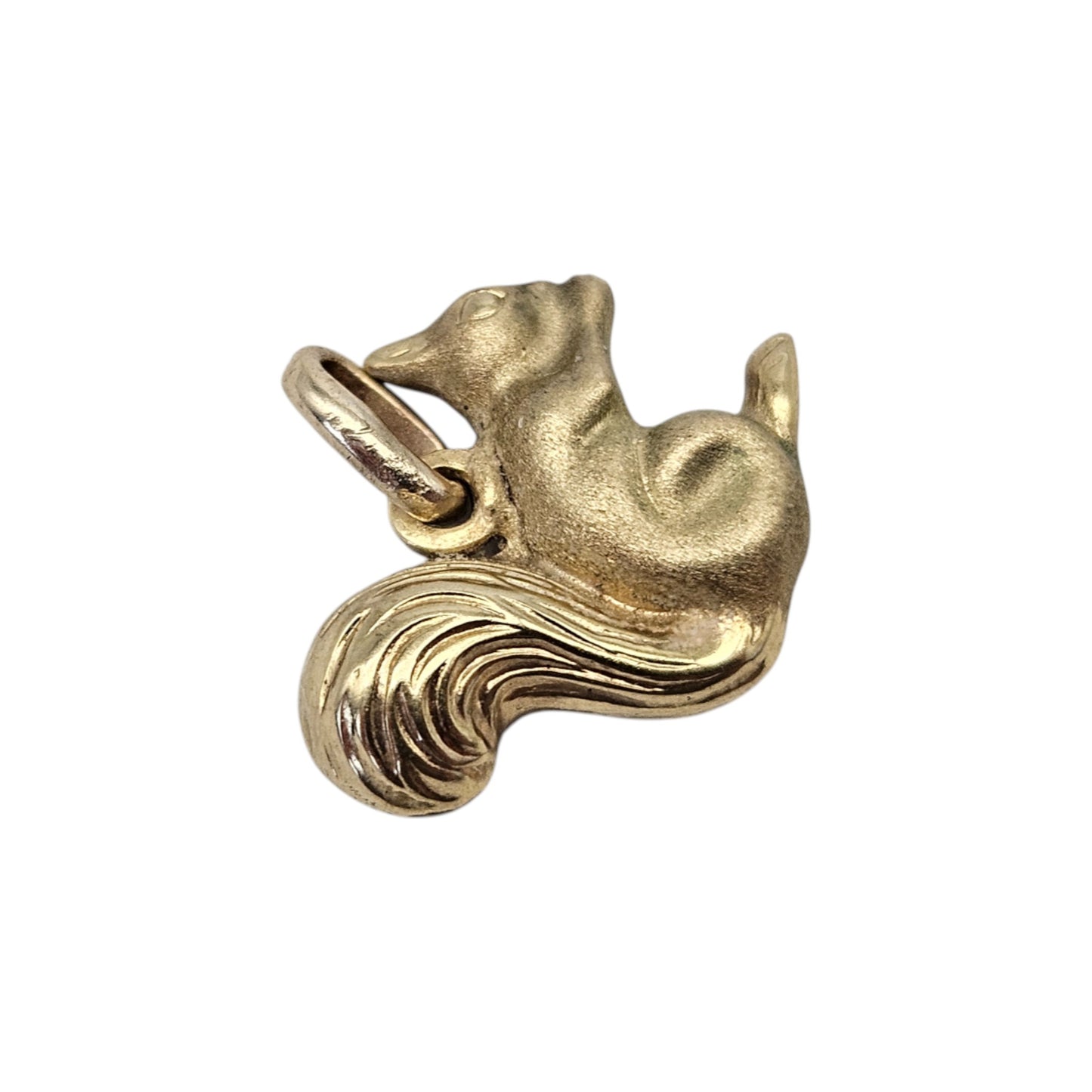 8ct 333 Yellow Gold Squirrel Charm L 1.1 cm 0.9 g.