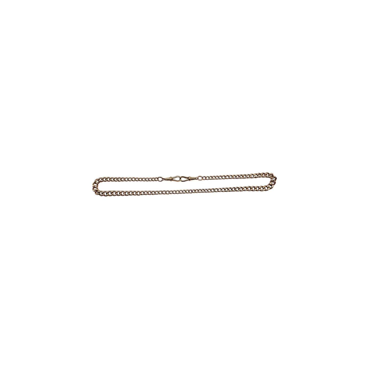 Antique 9ct 375 Rose Gold Albert Chain c.1920 L 44.3 cm 36.5 g.