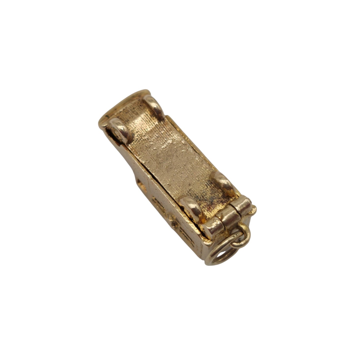 9ct 375 Yellow Gold Ambulance Opening Charm 1959 L 1.8 cm 4.2 g.