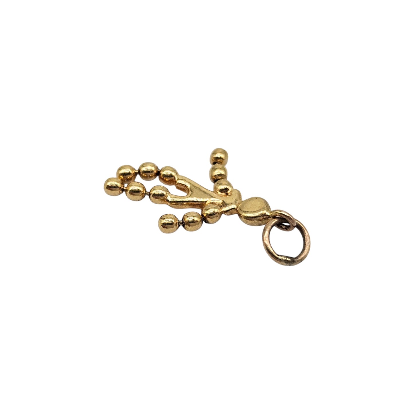 9ct Yellow Gold Articulated Boy Charm L 1.3 cm 0.4 g.