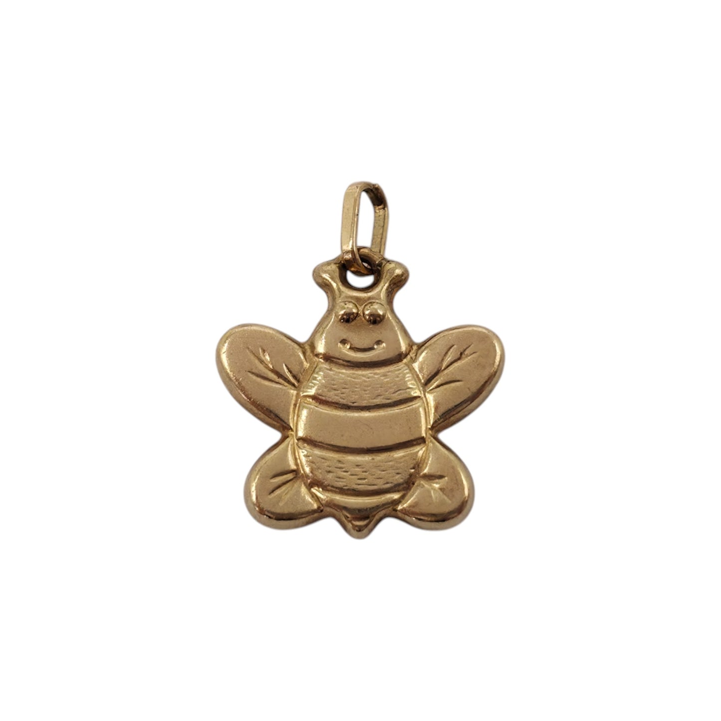 Cute 9ct Yellow Gold Bee Charm L 1.2 cm 0.7 g.