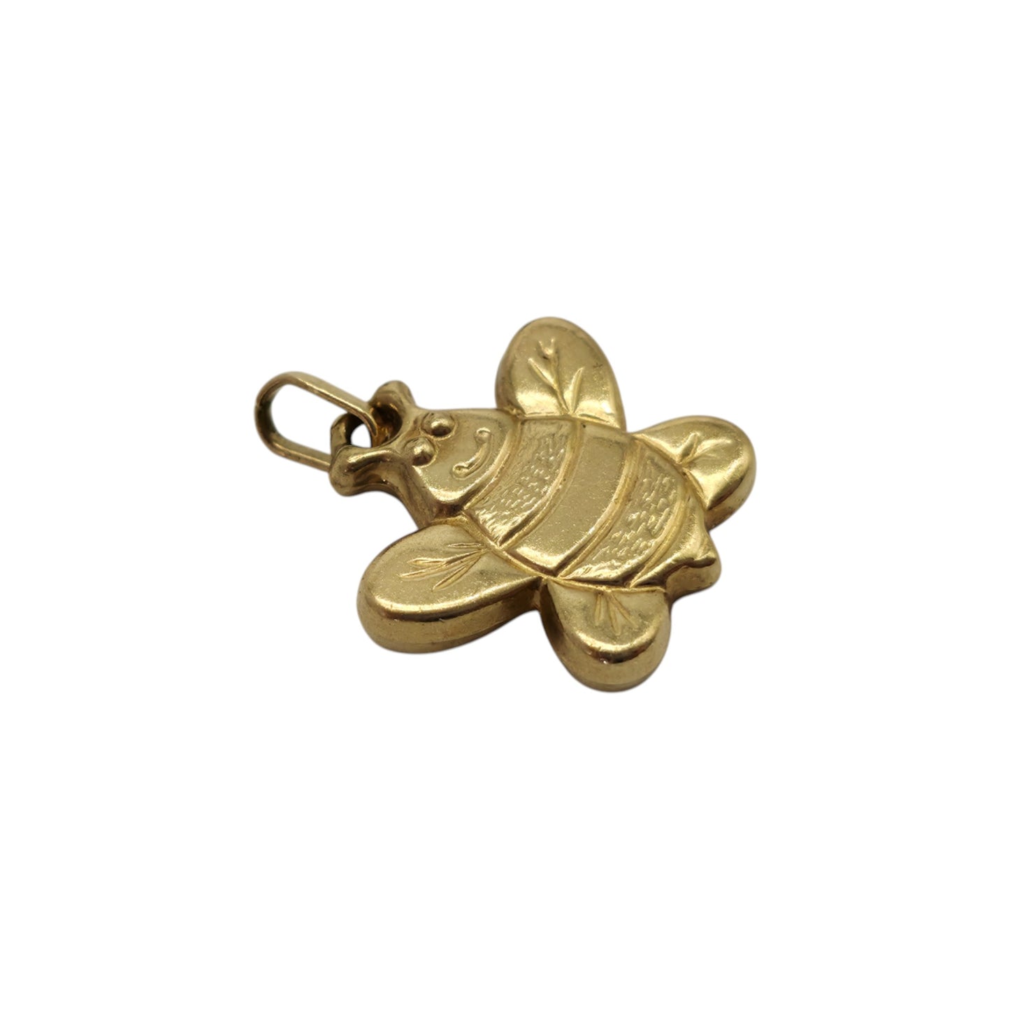 Cute 9ct Yellow Gold Bee Charm L 1.2 cm 0.7 g.