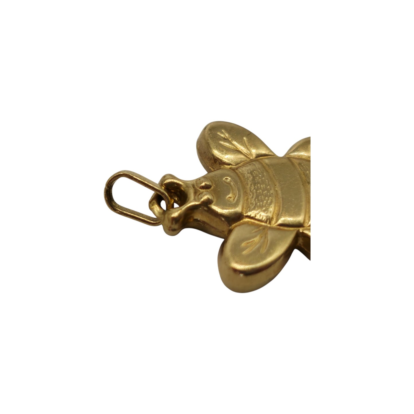 Cute 9ct Yellow Gold Bee Charm L 1.2 cm 0.7 g.