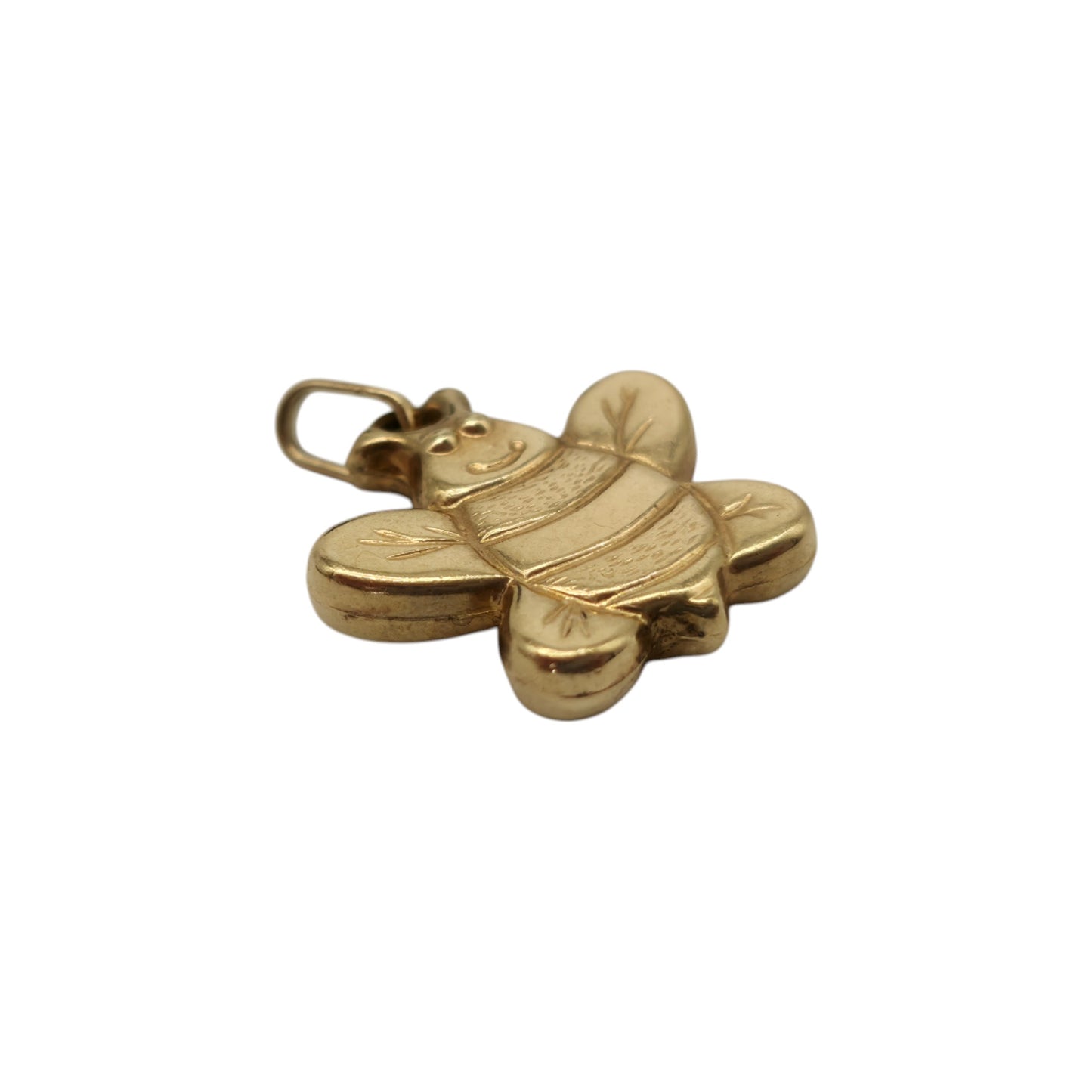 Cute 9ct Yellow Gold Bee Charm L 1.2 cm 0.7 g.