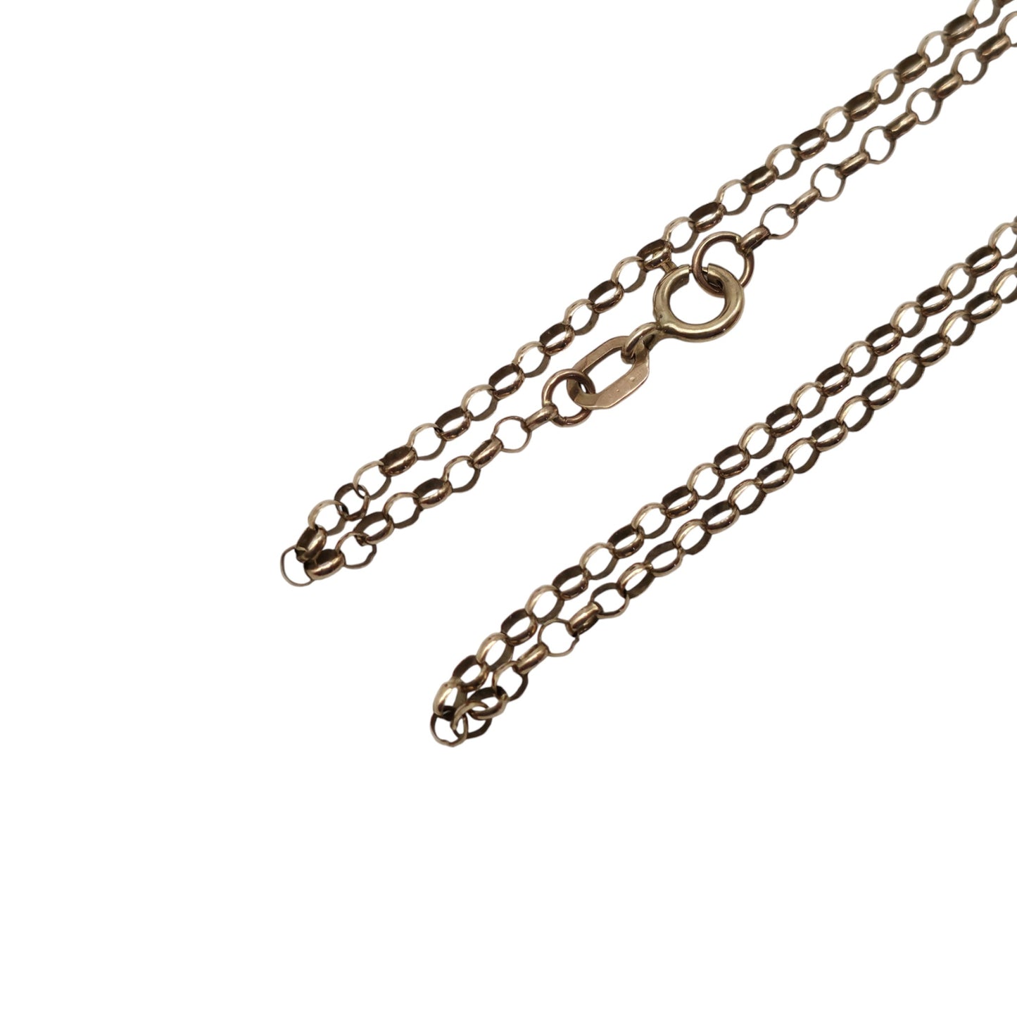 9ct 375 Yellow Gold Belcher Chain 1989 L 49.3 cm 1.9 g.