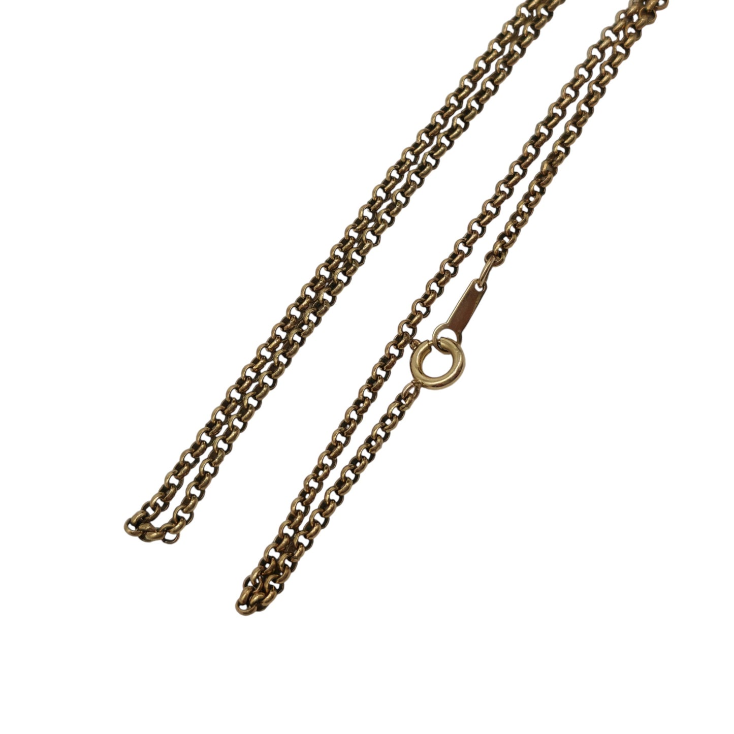 9ct 375 Yellow Gold Belcher Chain 1989 L 52.5 cm 6.3 g.