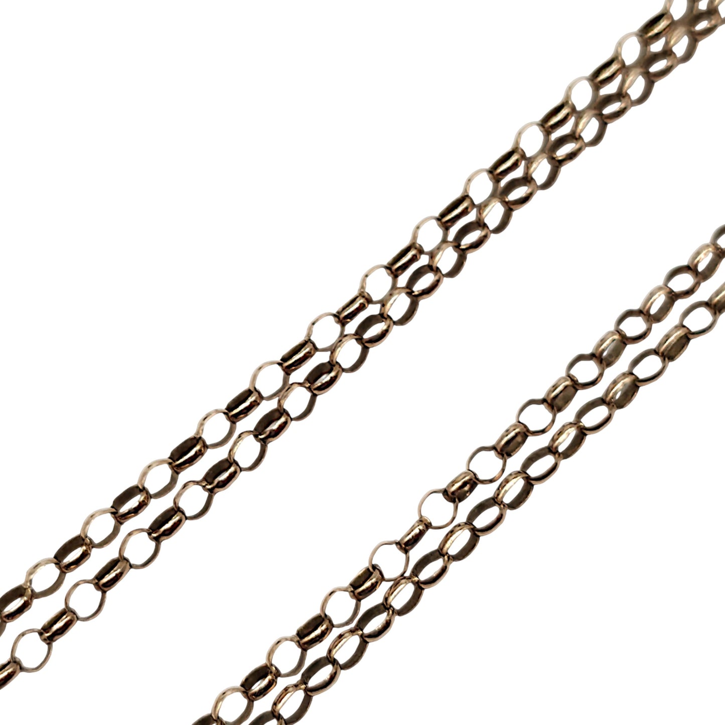 9ct 375 Yellow Gold Belcher Chain 1989 L 49.3 cm 1.9 g.