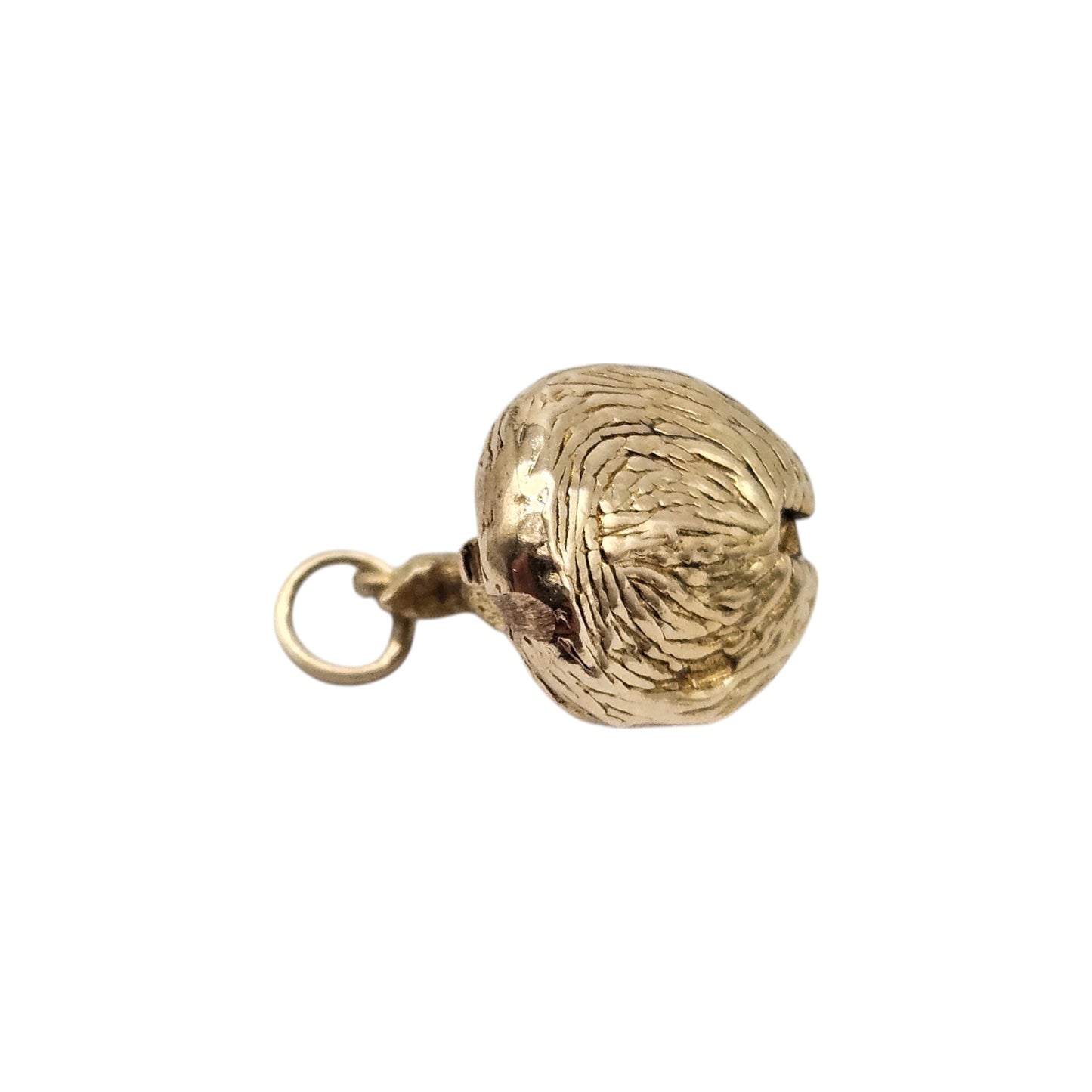 9ct 375 Yellow Gold Bird In The Nest Opening Charm L 1.3 cm 4.2 g.