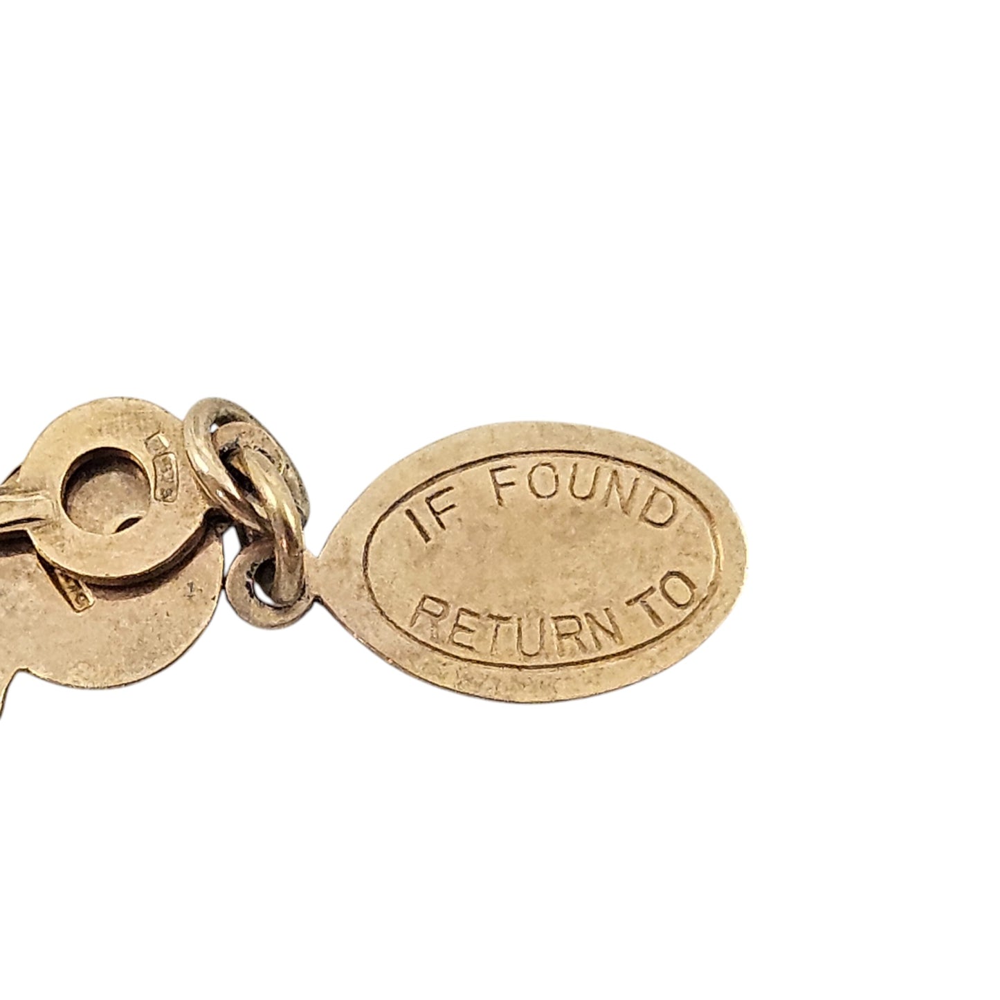 9ct 375 Yellow Gold Bundle Of Keys Charm 1959 L 1.6 cm 1.3 g.
