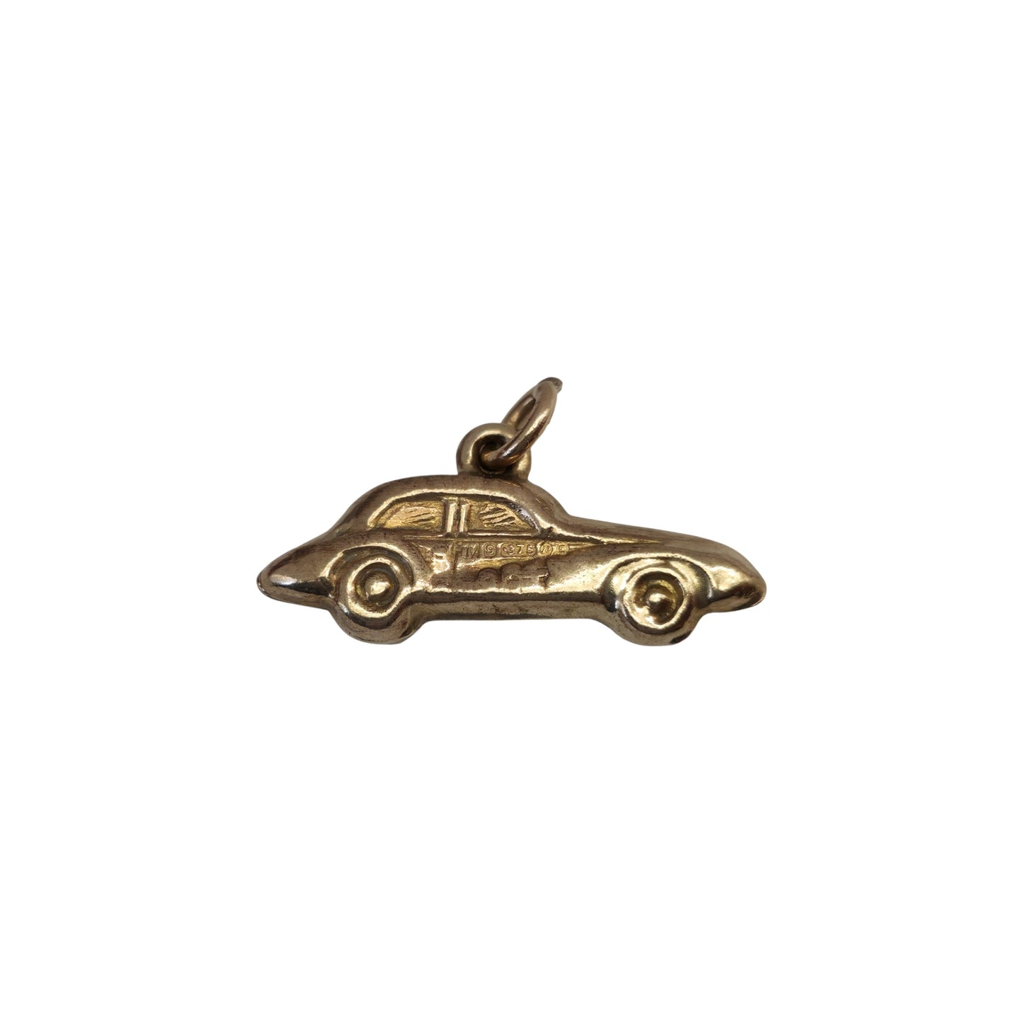 9ct 375 Yellow Gold Car Charm 1968 L 2.0 cm 0.6 g.