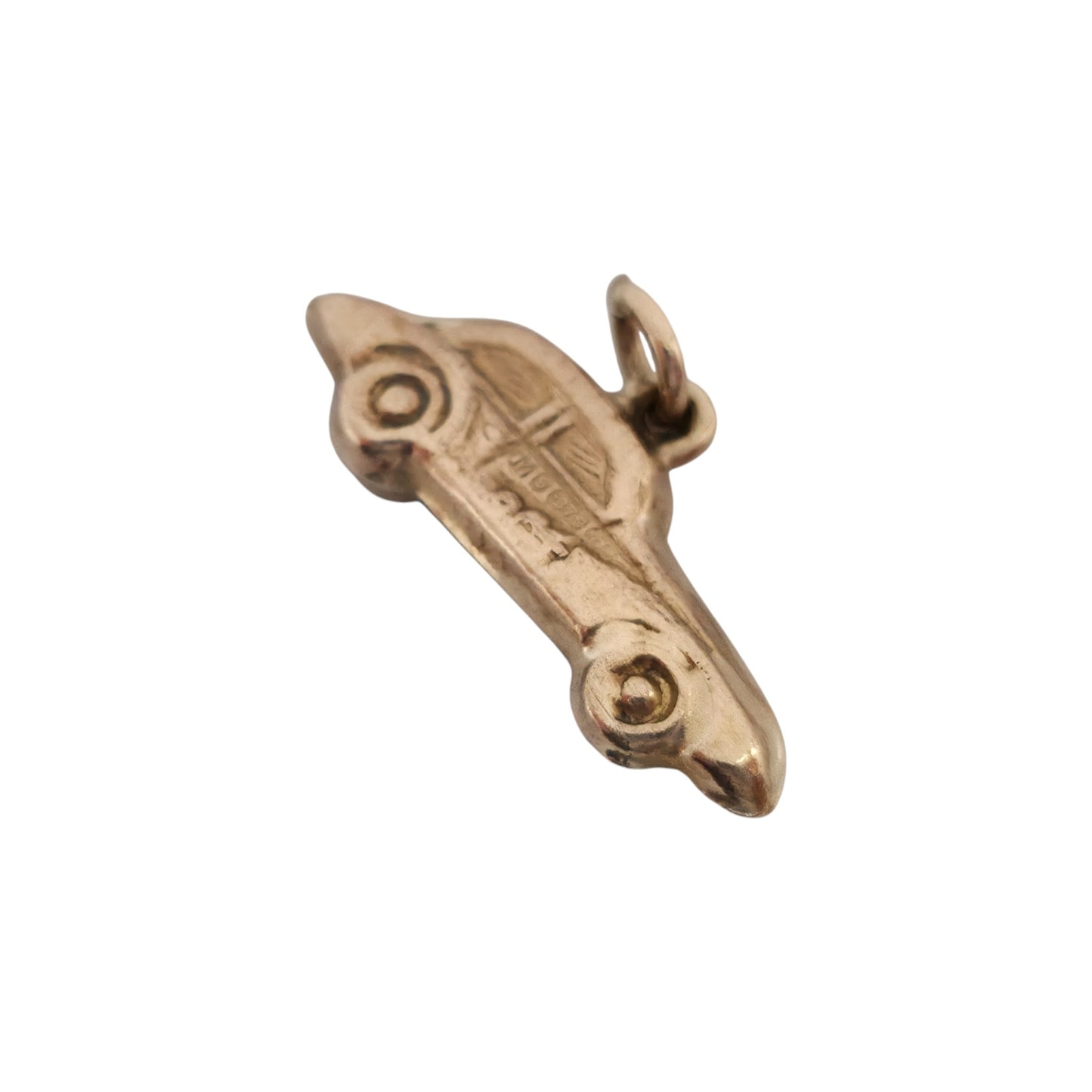 9ct 375 Yellow Gold Car Charm 1968 L 2.0 cm 0.6 g.