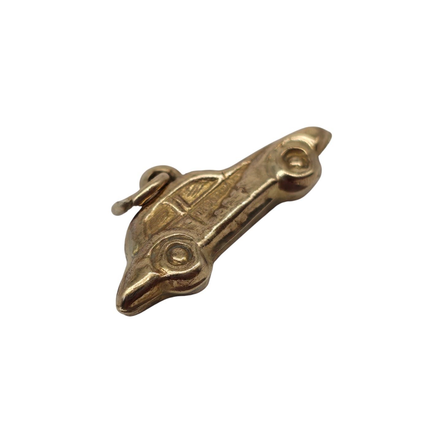9ct 375 Yellow Gold Car Charm 1968 L 2.0 cm 0.6 g.