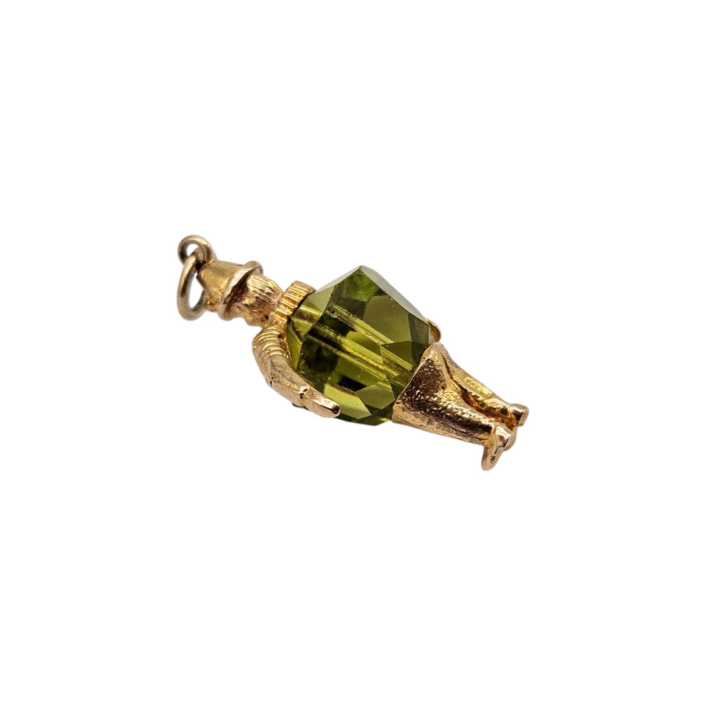 9ct 375 Yellow Gold Clown Charm c.1970 L 2.2 cm 3.3 g.