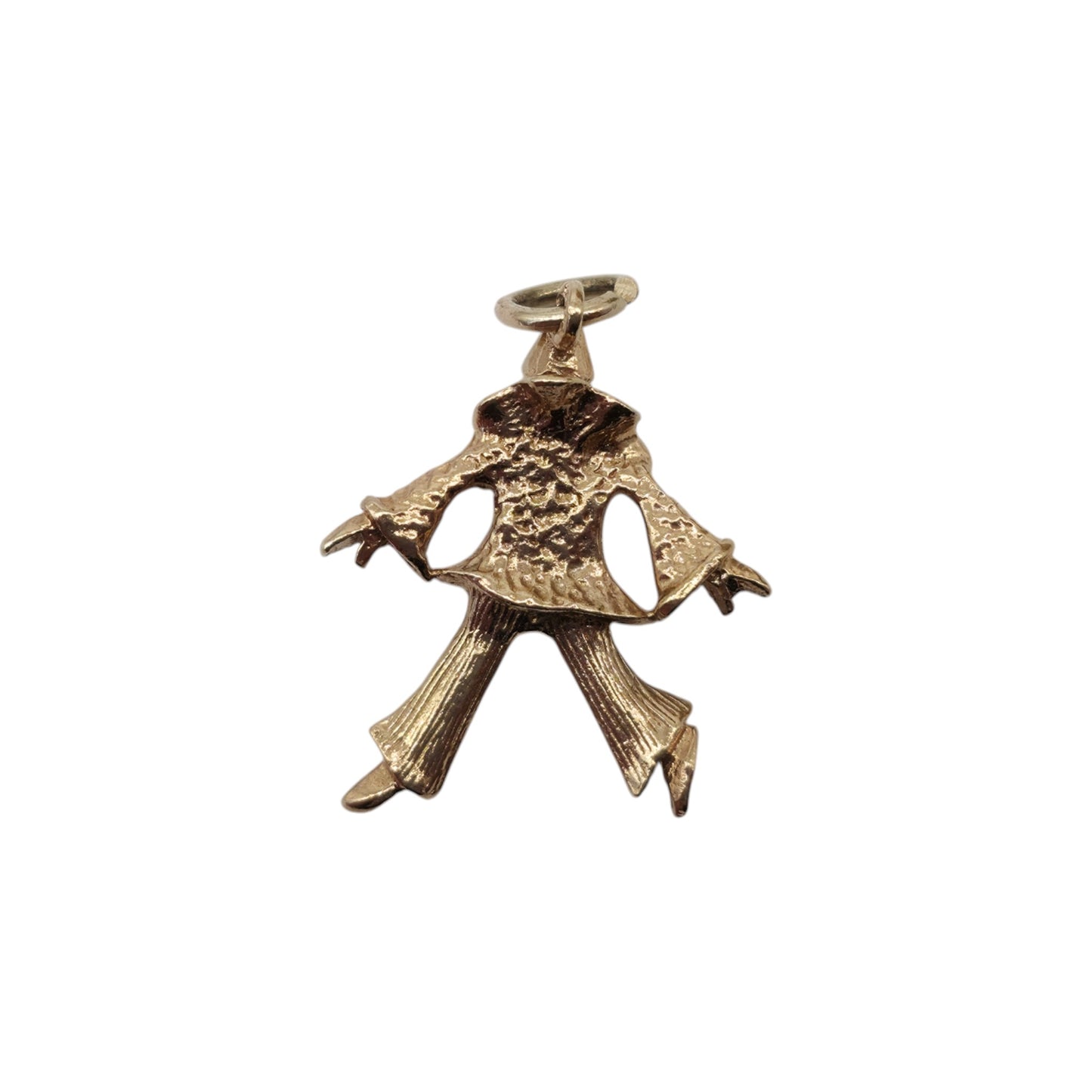 9ct 375 Yellow Gold Clown Charm 1984 L 2.0 cm 1.9 g.