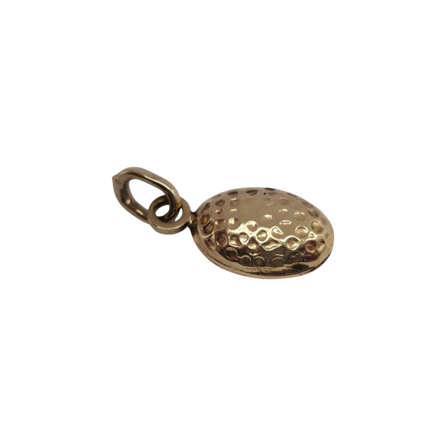9ct Yellow Gold Coffee Bean Charm L 1.0 cm 0.5 g.