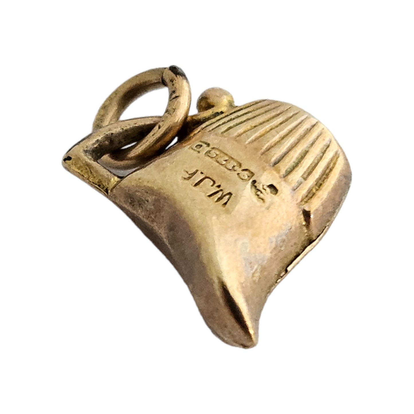 Chester 9ct 375 Yellow Gold Cream Jug Charm 1954 L 1.0 cm 0.4 g