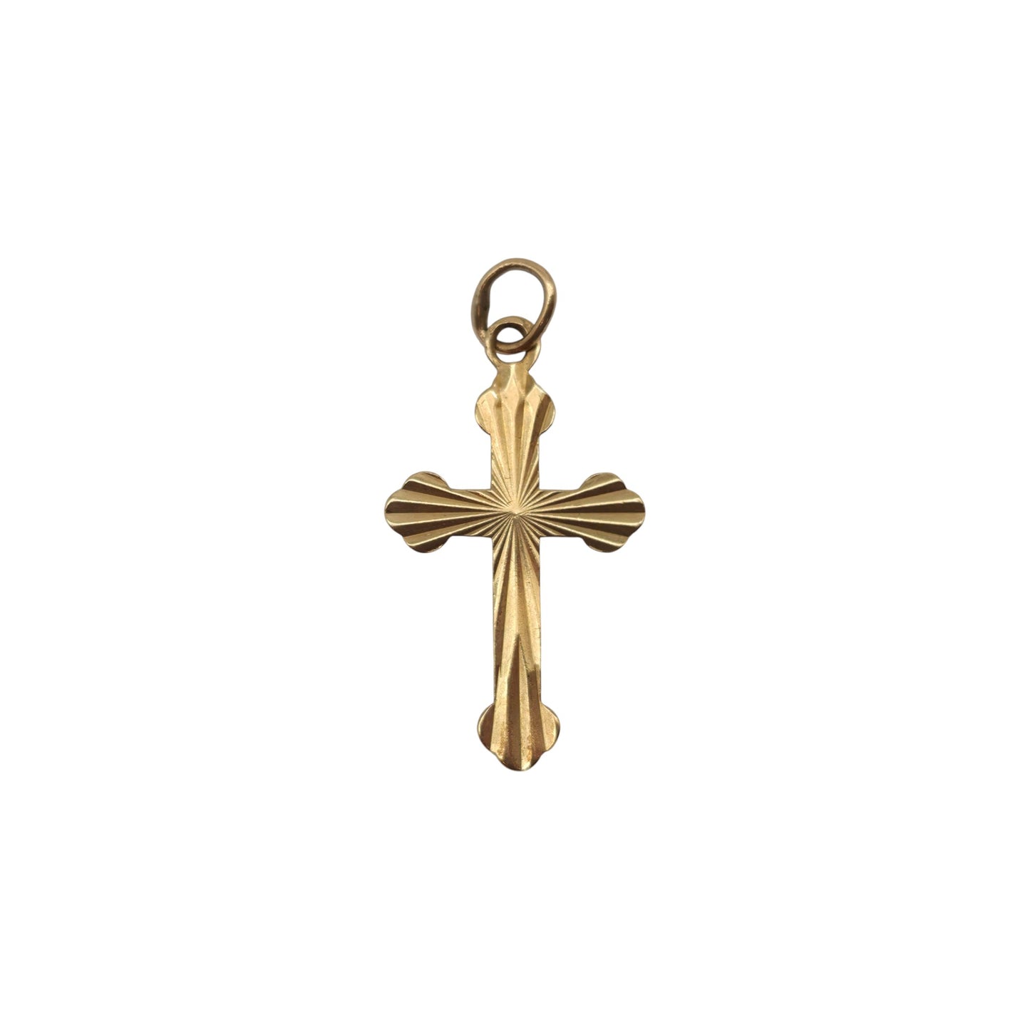 9ct Yellow Gold Cross Charm