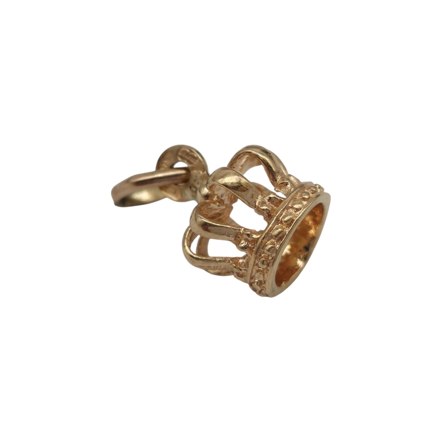 Unoaerre 9ct 375 Yellow Gold Royal Crown Charm L 8 mm 1.0 g.
