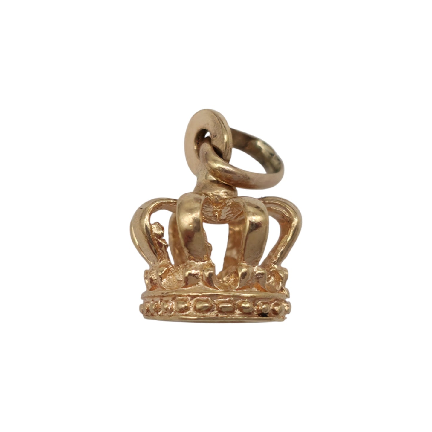 Unoaerre 9ct 375 Yellow Gold Royal Crown Charm L 8 mm 1.0 g.