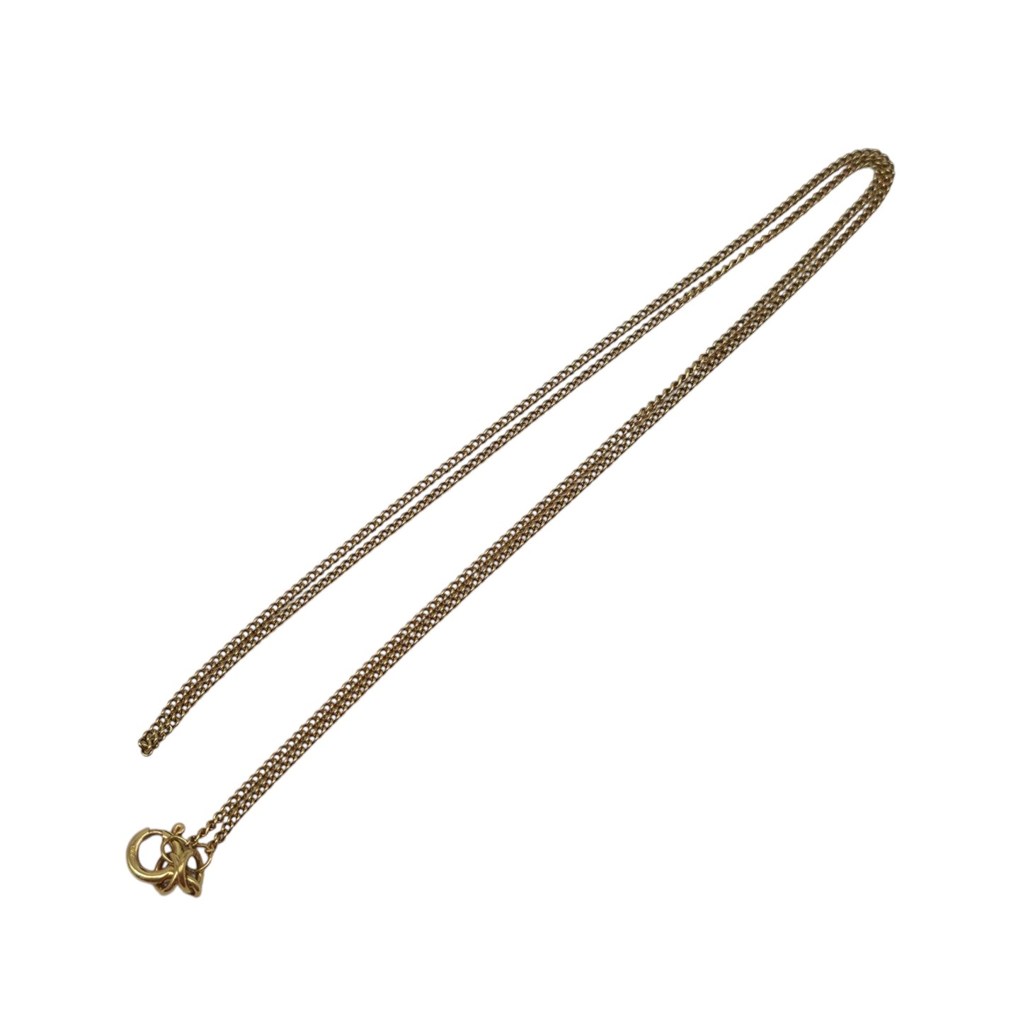 18ct 750 Yellow Gold Fine Curb Link Chain L 42.6 cm 2.4 g.