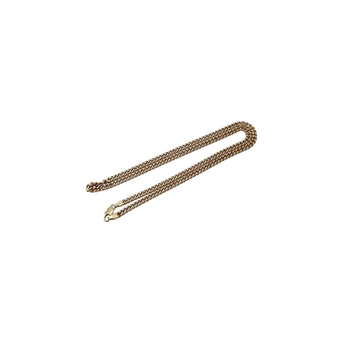 Unoaerre 9ct 375 Yellow Gold Curb Link Chain L 51.6 cm 25.4 g.