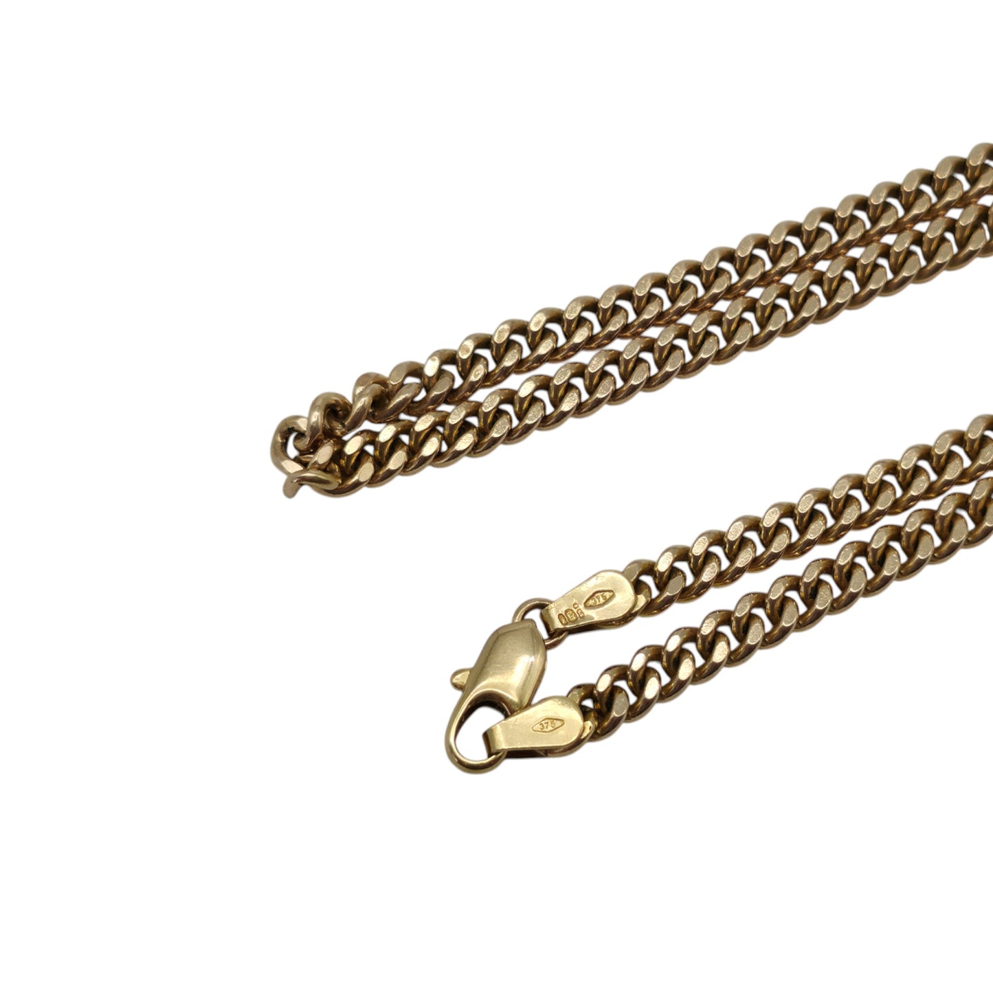 Unoaerre 9ct 375 Yellow Gold Curb Link Chain L 51.6 cm 25.4 g.