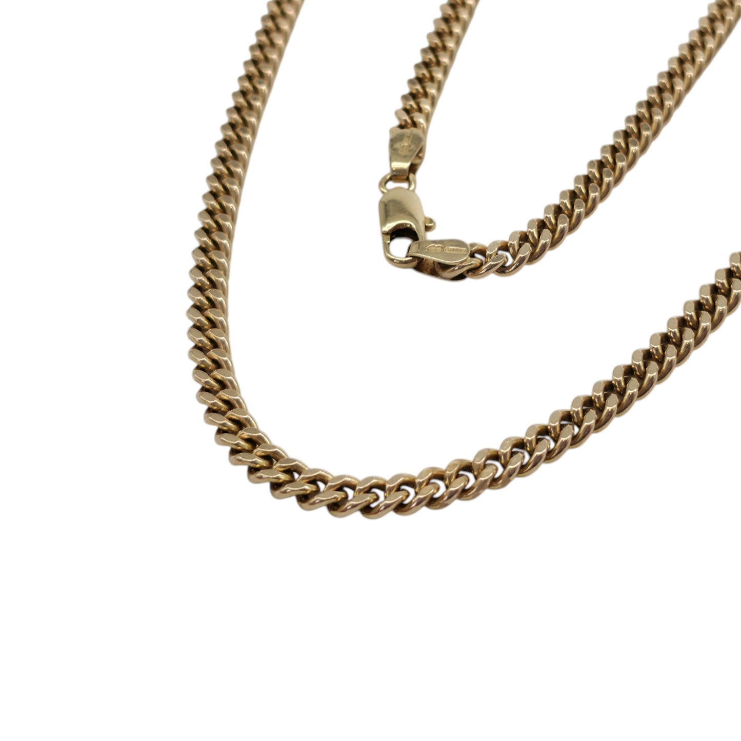 Unoaerre 9ct 375 Yellow Gold Curb Link Chain L 51.6 cm 25.4 g.