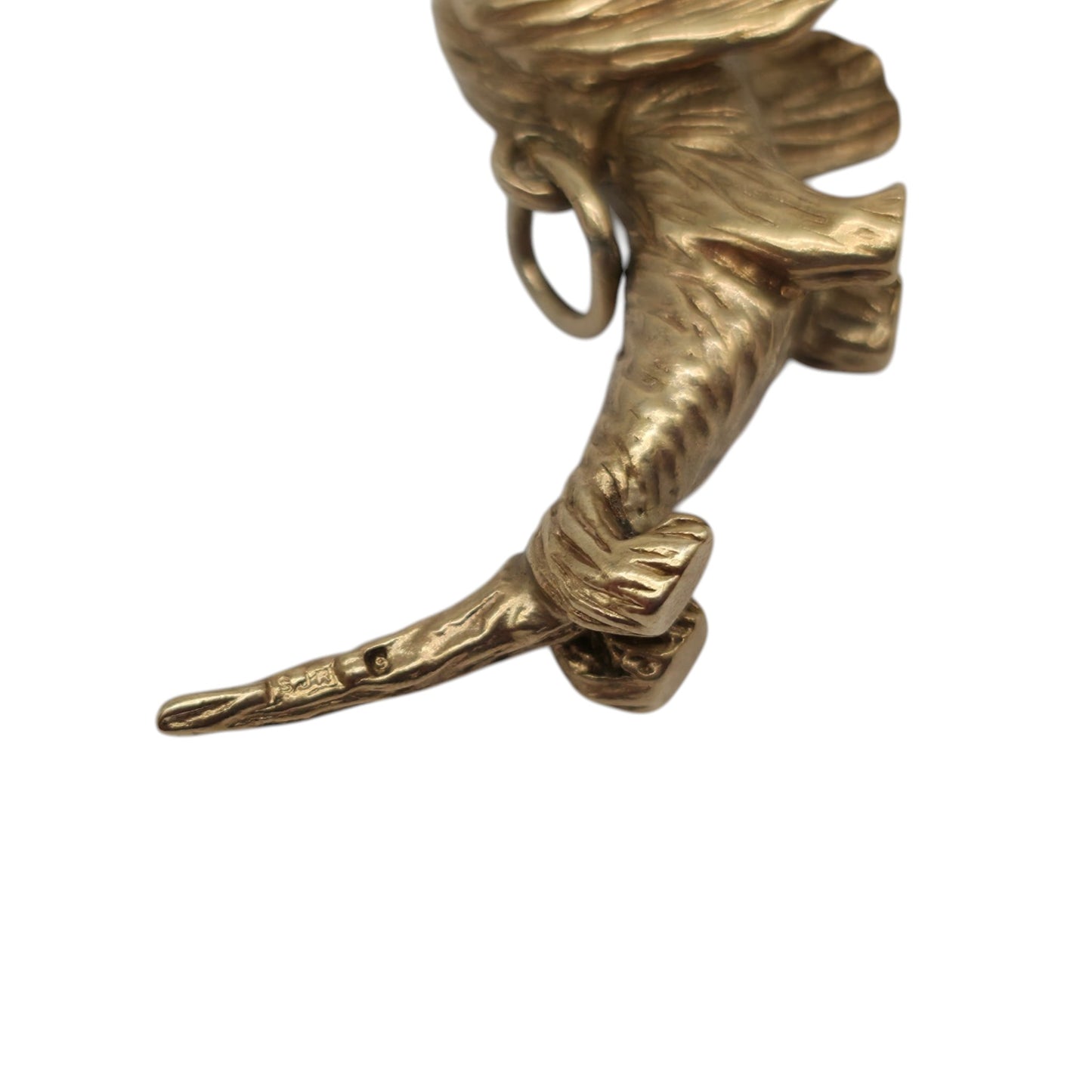 Unusual 9ct 375 Yellow Gold Dachshund Charm c.1960's L 3.5 cm 6.3 g.