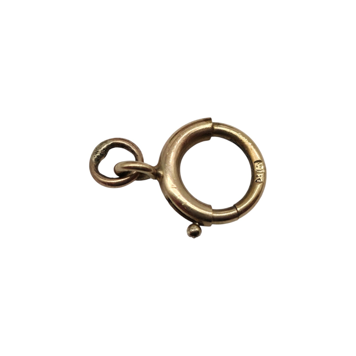 9ct Rose Gold Bolt Clasp L 1.1 cm 0.5 g.