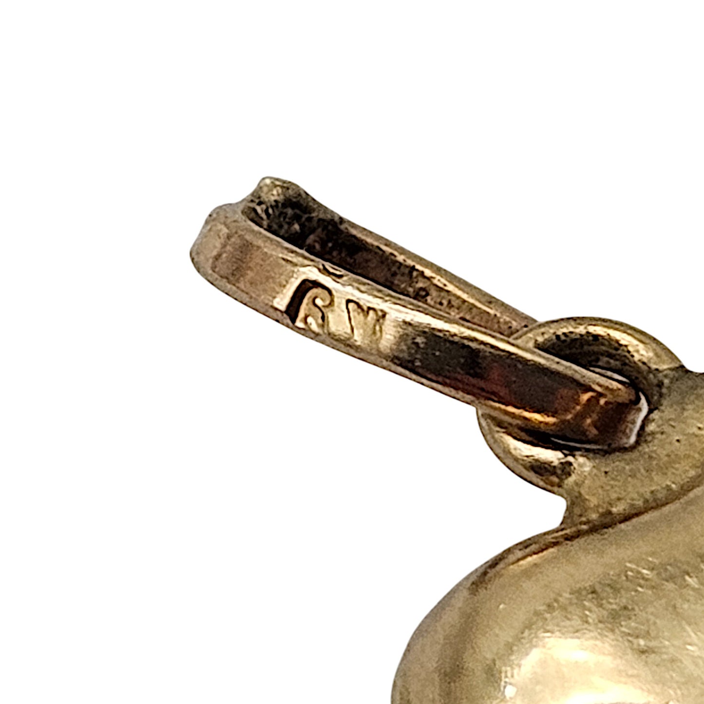 9ct Yellow Gold Elephant Charm L 1.7 cm 1.2 g.