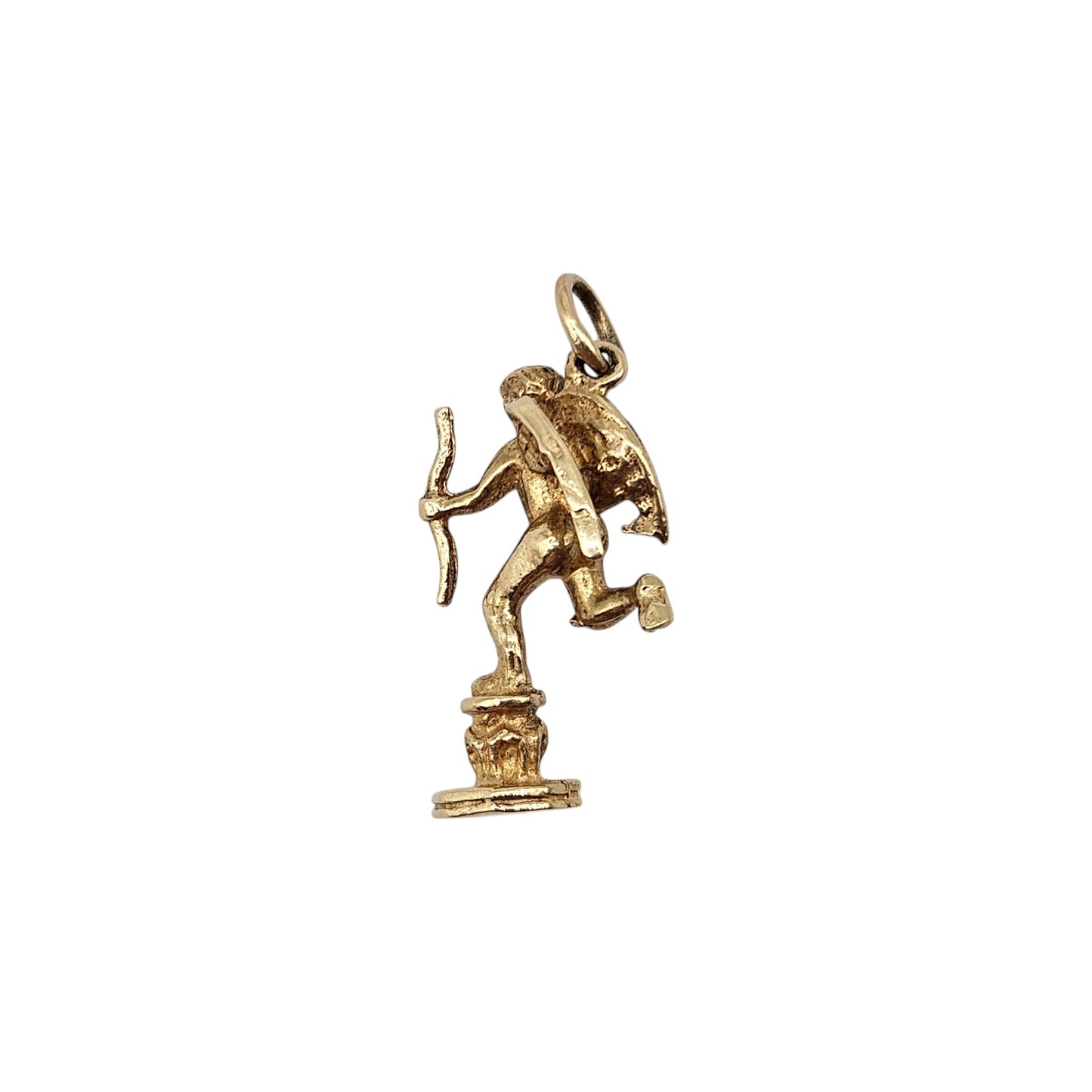 9ct 375 Yellow Gold Eros Charm 1973 L 1.9 cm 2.2 g.