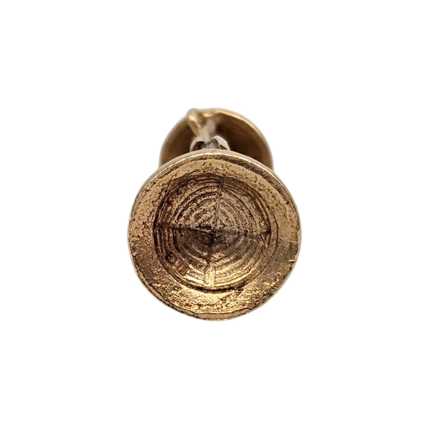 Rare 9ct 375 Yellow Gold Fireplace Tools Charm 1964 L 1.8 cm 2.0 g.