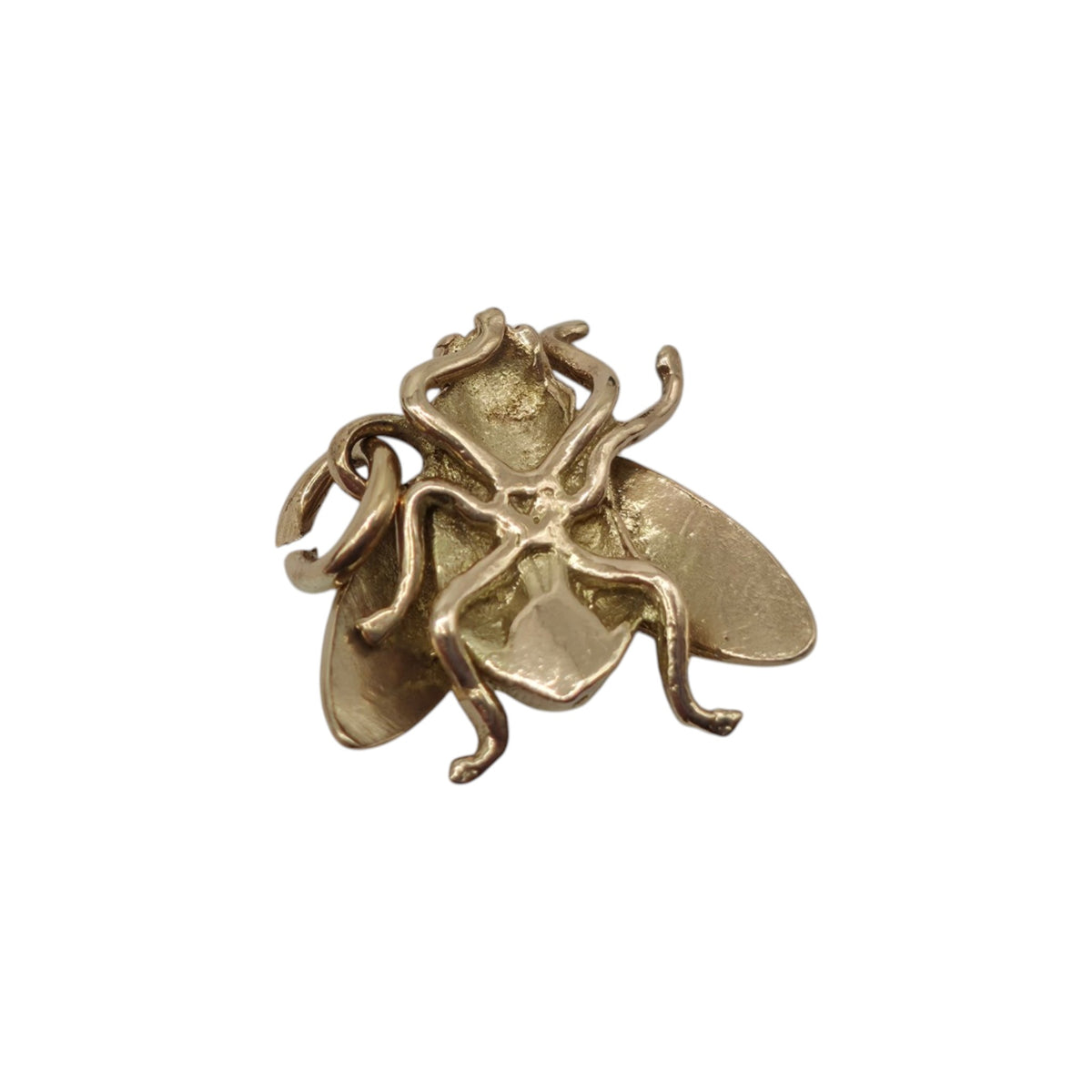 9ct Yellow Gold Fly Charm L 1.4 cm 2.1 g.