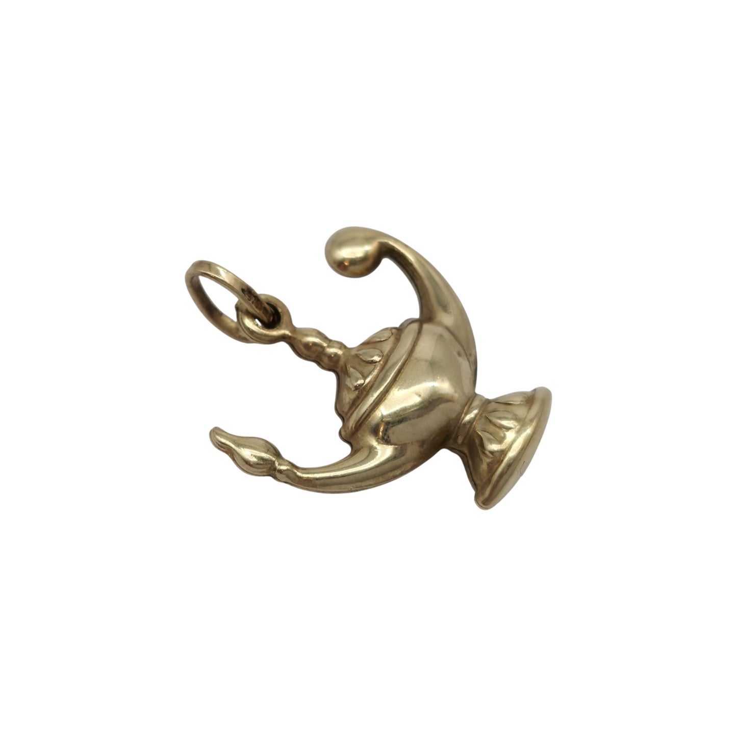 9ct 375 Yellow Gold Genie Lamp Charm L 1.7 cm 1.7 g.