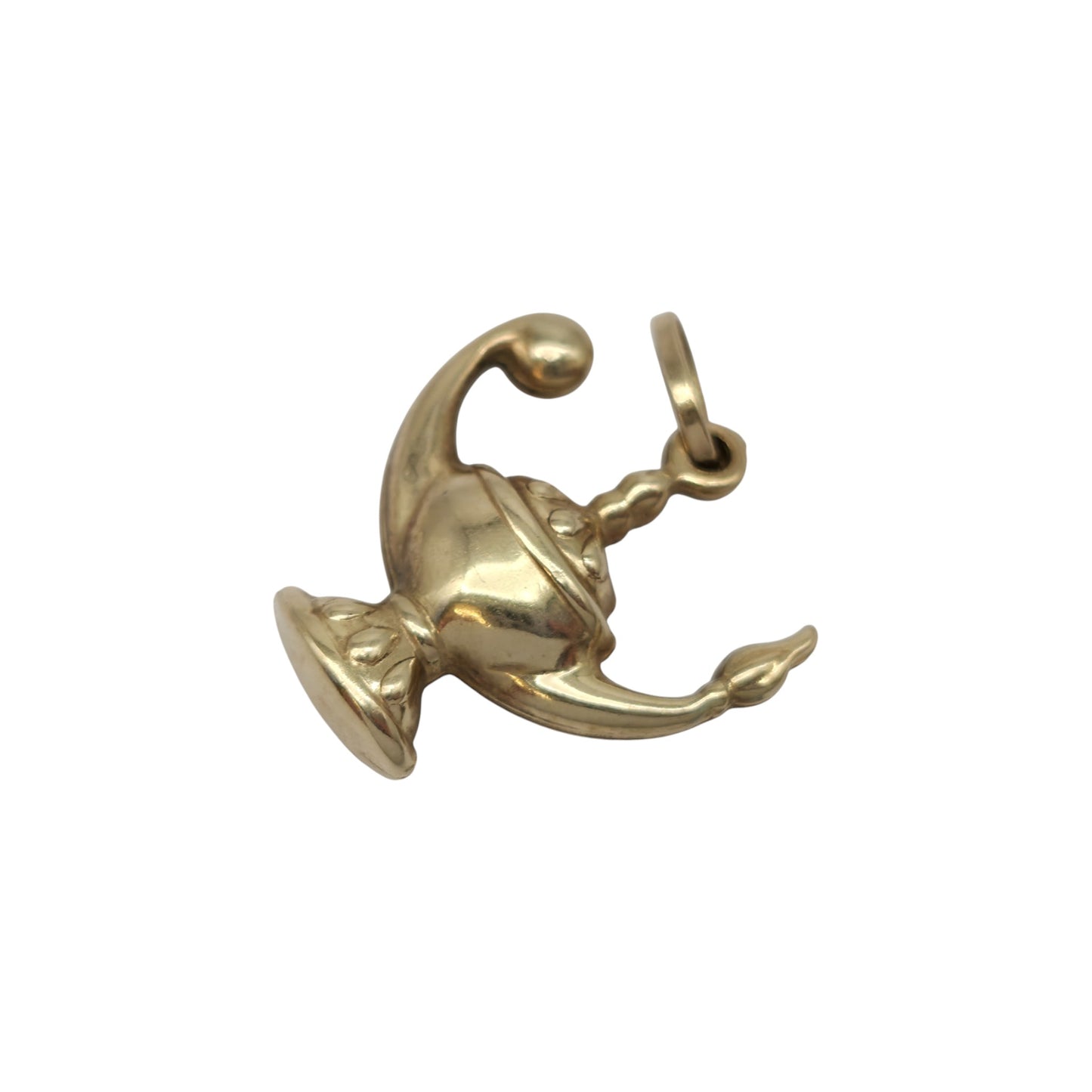 9ct 375 Yellow Gold Genie Lamp Charm L 1.7 cm 1.7 g.