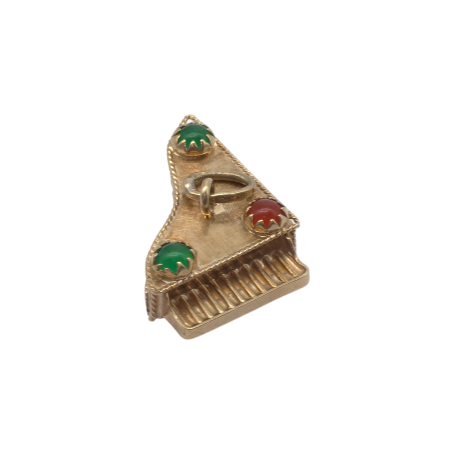 9ct 375 Yellow Gold Grand Piano Opening Charm c.1973 L 2.4 cm 4.3 g.