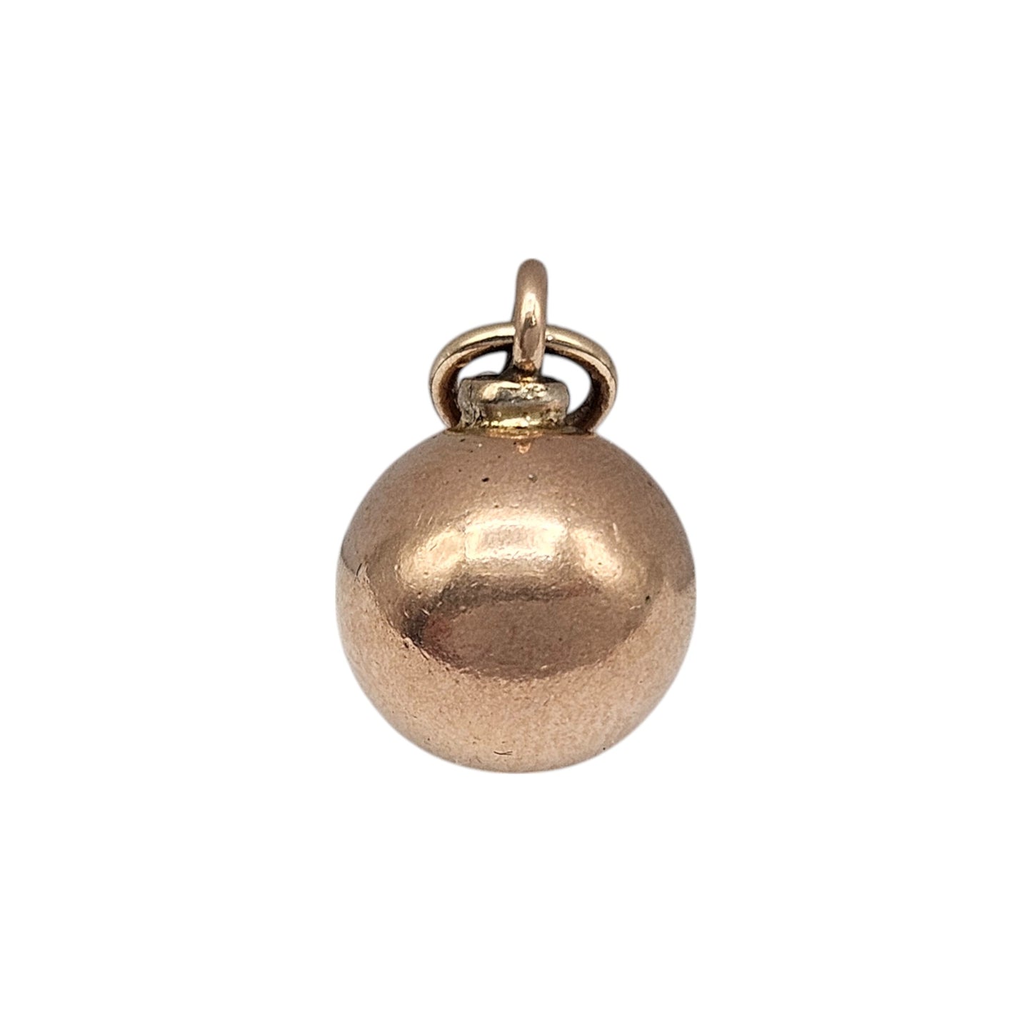 Rare Antique 9ct Rose Gold Grenade Charm c.1900 L 1.0 cm 1.5 g.