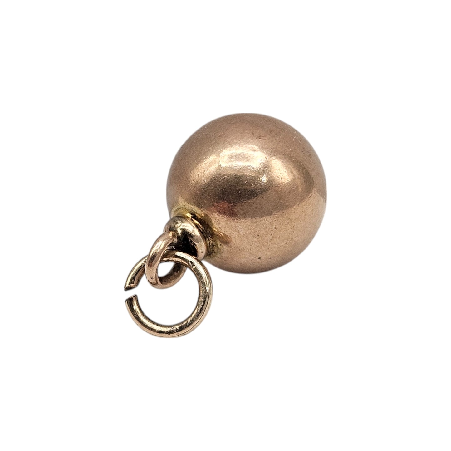 Rare Antique 9ct Rose Gold Grenade Charm c.1900 L 1.0 cm 1.5 g.