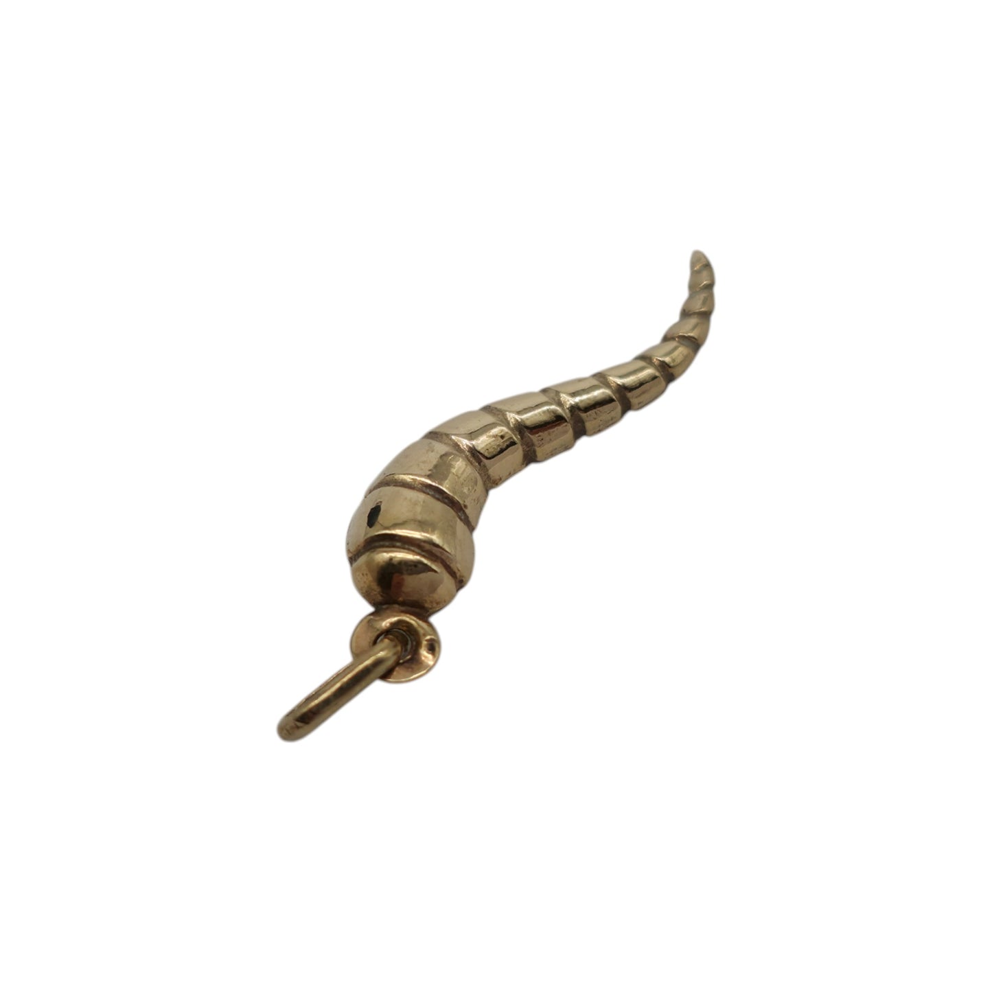 9ct 375 Yellow Gold Horn Of Plenty Charm L 2.4 cm 0.7 g.