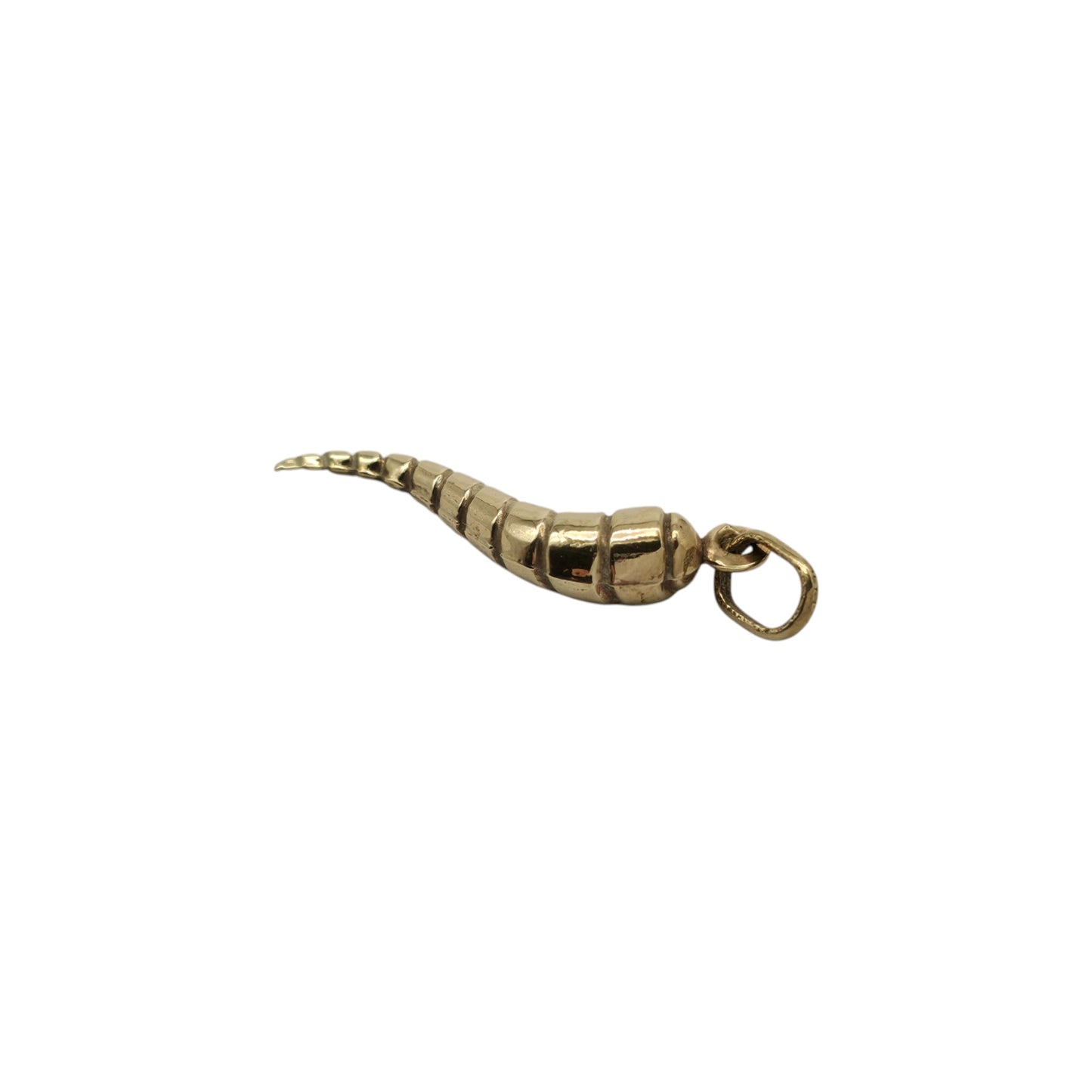 9ct 375 Yellow Gold Horn Of Plenty Charm L 2.4 cm 0.7 g.