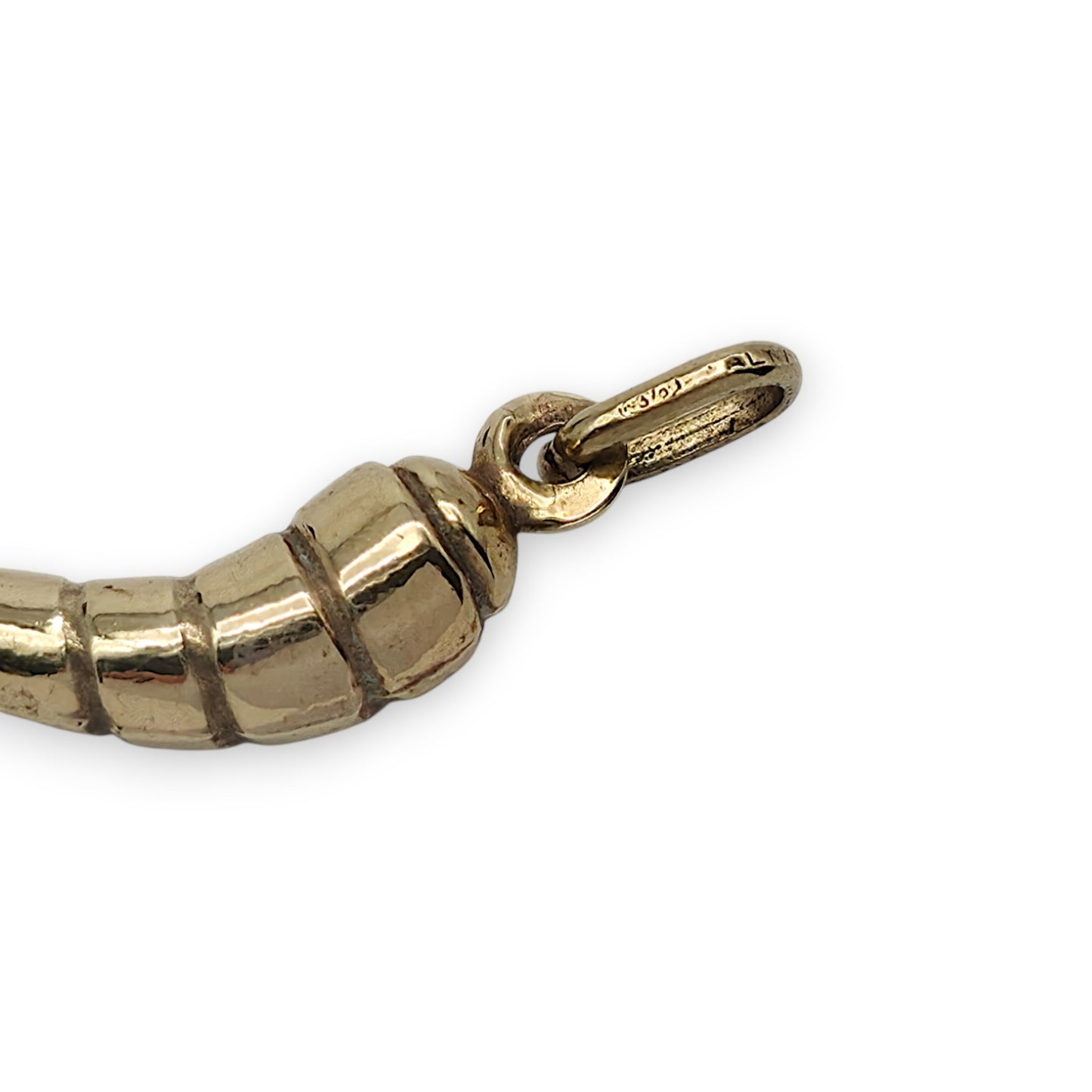 9ct 375 Yellow Gold Horn Of Plenty Charm L 2.4 cm 0.7 g.