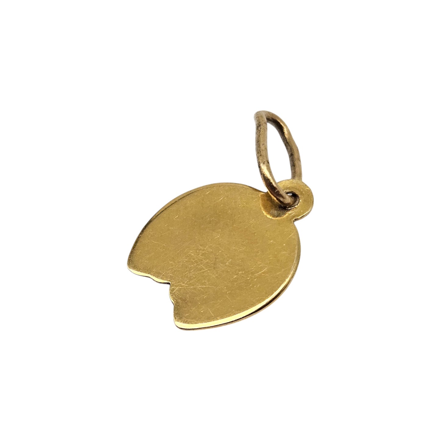 9ct Yellow Gold Horseshoe Charm c.1940's L 1.0 cm 0.7 g.
