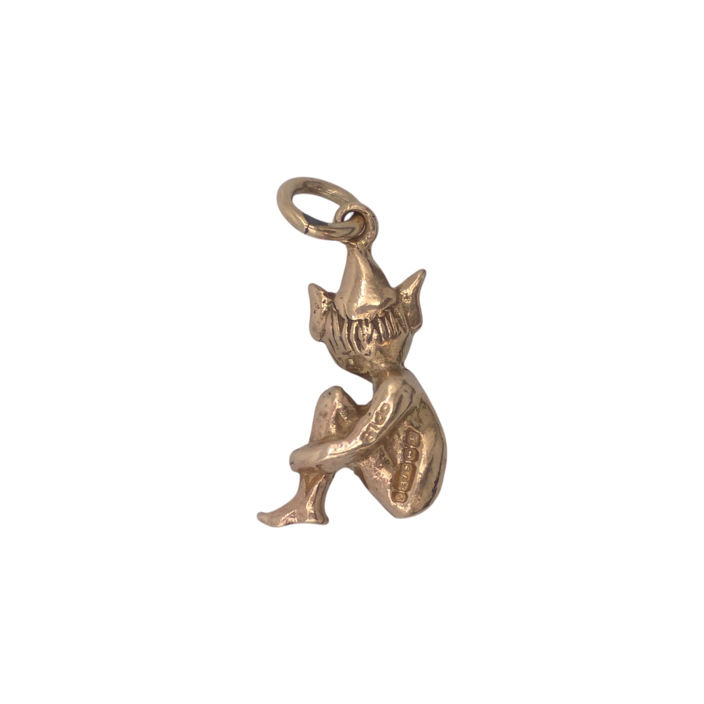 Cast 9ct 375 Yellow Gold Imp Charm 1961 L 1.4 cm 2.4 g.