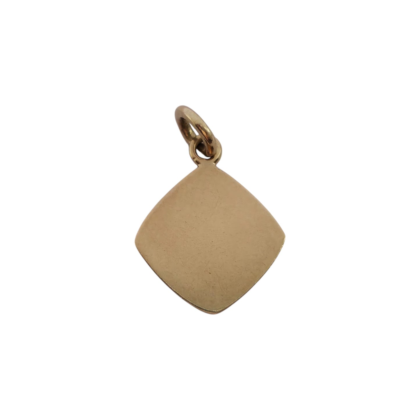 9ct 375 Yellow Gold Ingot Charm 1976 L 1.5 cm 2.6 g.