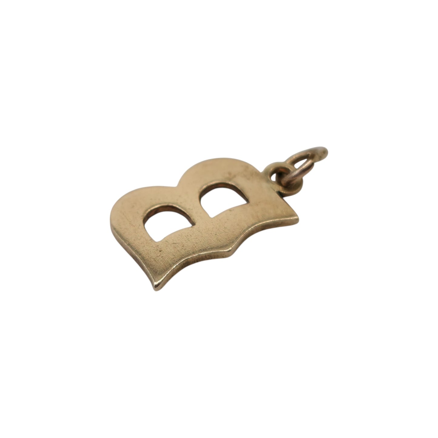9ct Yellow Gold Initial "B" Letter Charm L 1.2 cm 1.1 g.