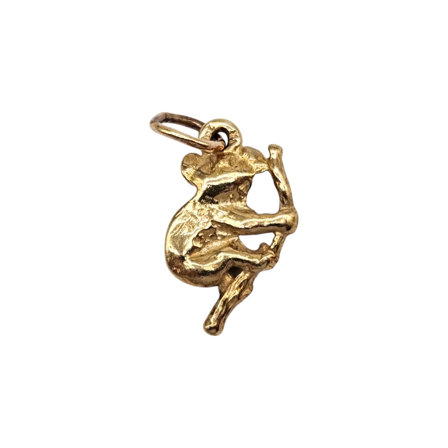 9ct Yellow Gold Koala Charm L 1.5 cm 1.5 g.
