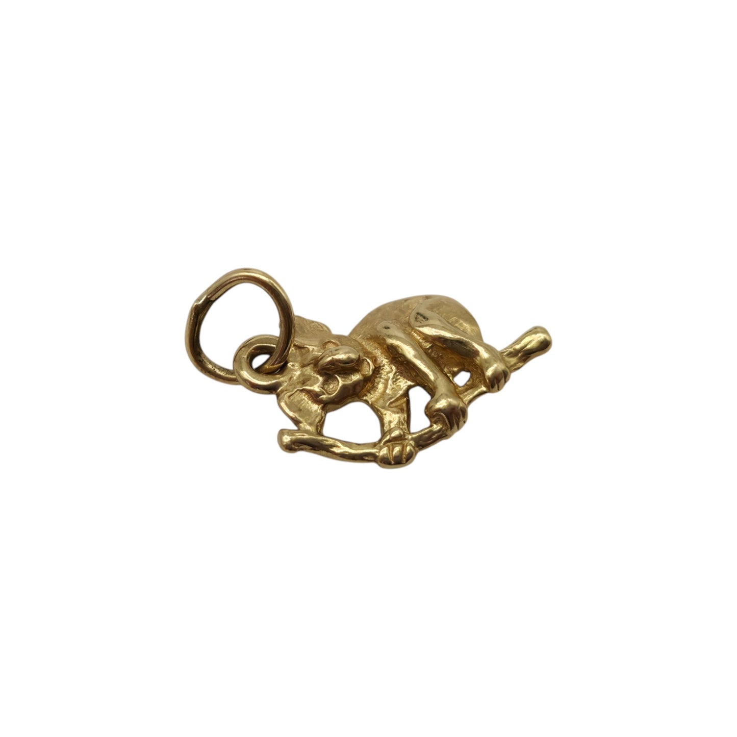 9ct Yellow Gold Koala Charm L 1.4 cm 1.6 g.