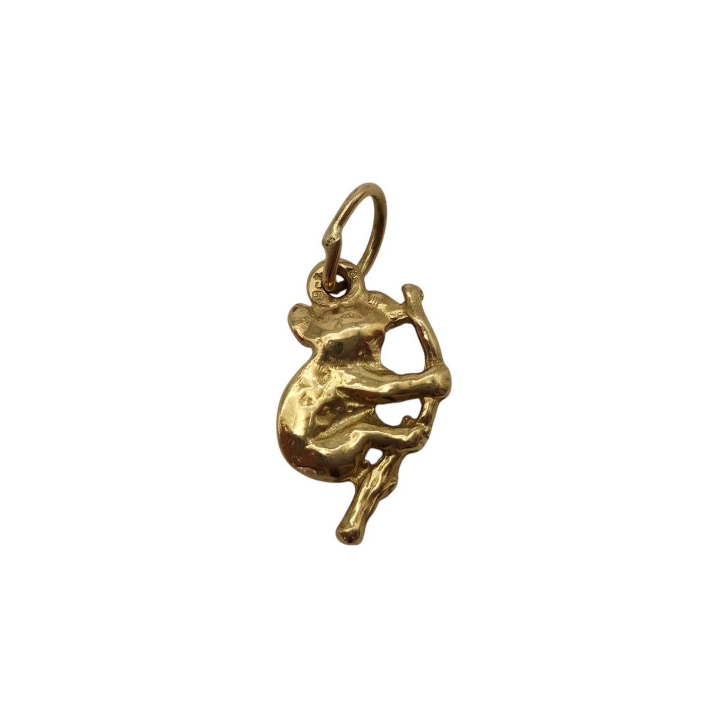 9ct Yellow Gold Koala Charm L 1.4 cm 1.6 g.